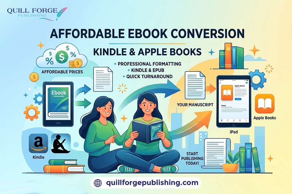 Affordable Ebook Conversion Services for Kindle & Apple Books