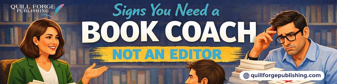 5 Signs You Need a Book Coach Not an Editor