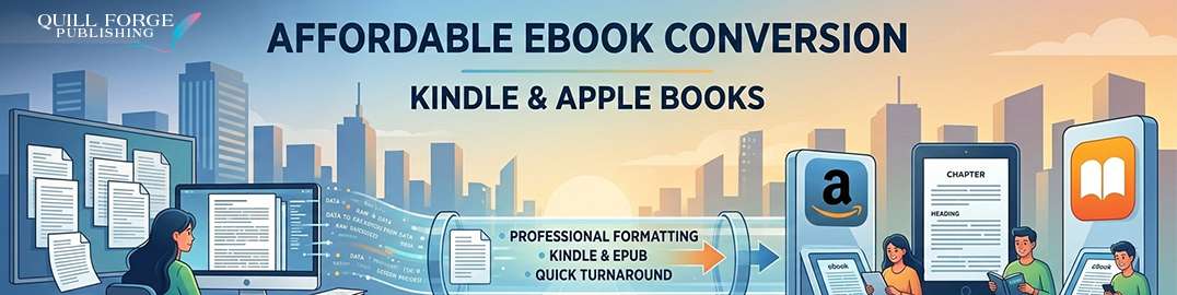 Affordable Ebook Conversion Services for Kindle & Apple Books
